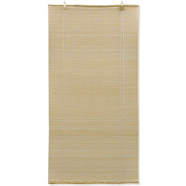 vidaXL Roller Blind Bamboo 31.5"x86.6" Natural