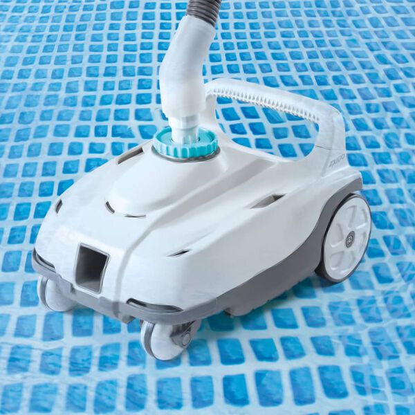 INTEX Pool Cleaner White ABS Compact Portable Automatic Pool Cleaner