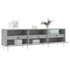 vidaXL TV Cabinet Concrete grey Engineered wood, Iron Large TV Cabinet