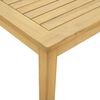 vidaXL Coffee Table Natural Wood Solid Acacia Wood 17.7x17.7 in Simple