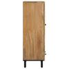 vidaXL Highboard Natural wood Solid mango wood, engineered wood, iron