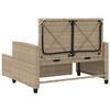 vidaXL Patio Sofa Beige