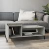 vidaXL Coffee Table Concrete gray Engineered wood Medium Coffee Table