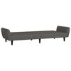 vidaXL Sofa Bed Dark Grey Velvet (100% polyester), wood, plastic 2-seater