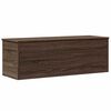 vidaXL Storage Box Brown oak Engineered wood 13.8 in x 40.2 in x 13.8 in