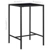 vidaXL Garden Bar Set Black