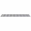 vidaXL Stair Tread Rectangular 4 pcs Silver 29.53 x 9.84 in Aluminium
