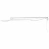 vidaXL Awning Frame Retractable White 118.1" x 78.7