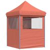 vidaXL Party Tent Terracotta Oxford fabric Spacious Foldable