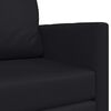 vidaXL Sofa Bed Black 48.82 x 27.95 x 30.71 in Velvet