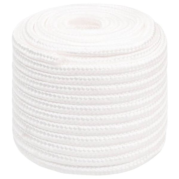 vidaXL Boat Rope Full White 0.63 " 820.2 ' Polypropylene