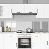 vidaXL Kitchen Backsplash 2 pcs Light Grey 43.31 x 19.69 in