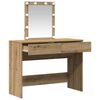 vidaXL Dressing Table artisan oak 100 x 40 x 130 cm Engineered wood