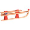 vidaXL Folding Snow Sledge with Backrest 46.9" Wood