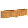vidaXL Garden Planter Natural Wood Solid Acacia Wood Large Durable