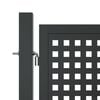 vidaXL Garden Gate Anthracite 118.1x39.4" Steel