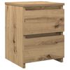 vidaXL Bedside Cabinet Set of 2 Artisan Oak Engineered Wood