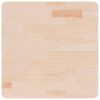 vidaXL Table Top Medium brown Solid oak wood 23.6 in square Durable