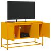 vidaXL TV Cabinet Mustard Yellow Steel 39.6 x 15.4 x 23.8 in TV Cabinet