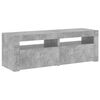 vidaXL TV Cabinet Concrete Gray Engineered Wood Standard TV Cabinet