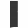 vidaXL Roller Blind Black 100% Polyester, Aluminum (top rail)