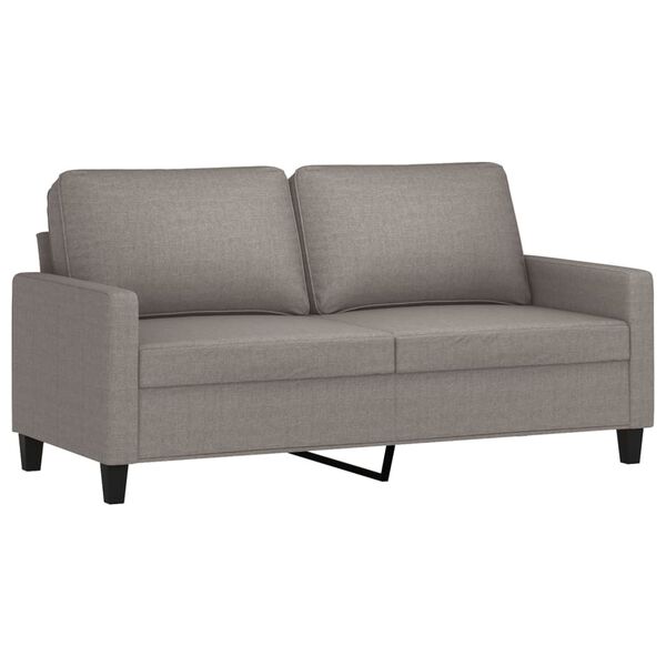 vidaXL 2-seater Sofa Taupe 100% polyester, metal, textilene 2-seater