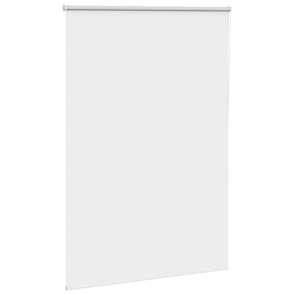 vidaXL Roller Blind White 100% Polyester, Aluminum top rail