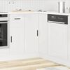 vidaXL Kitchen Corner Base Cabinet High gloss white Engineered wood Medium