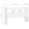 vidaXL Sideboard White Engineered wood Medium Sideboard Rectangular