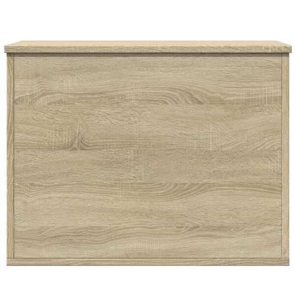 vidaXL Storage Box Sonoma Oak Engineered Wood Compact Storage Box