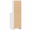 vidaXL Highboard White 15.75 x 15.94 x 53.15 in Engineered Wood