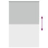 vidaXL Roller Blind Light Grey 100% Polyester 63x82 in