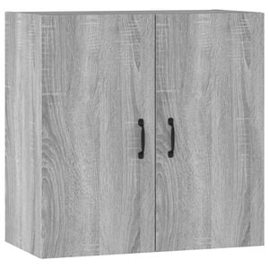 vidaXL Wall Cabinet Grey Sonoma 23.6x12.2x23.6" Engineered Wood
