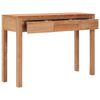 vidaXL Console Table Teak Solid Teak Wood Standard Console Table
