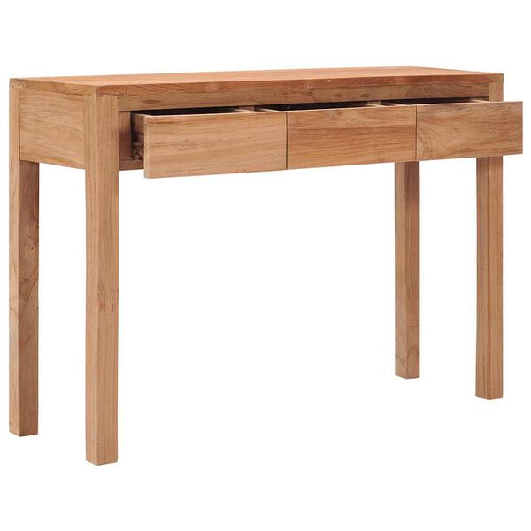 vidaXL Console Table Teak Solid Teak Wood Standard Console Table