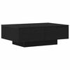 vidaXL Coffee Table Black Oak 35.43 x 23.62 x 12.20 in Engineered Wood