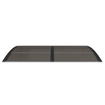 vidaXL Door Canopy Black 59.1"x39.4" Polycarbonate