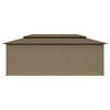 vidaXL Gazebo with Curtains 236.2"x117.3"x106.3" Taupe 0.6 oz/ft²