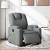 vidaXL Electric Massage Recliner Chair Dark Gray