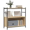 vidaXL Bookshelf Sonoma oak Engineered wood Medium Bookshelf