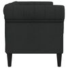 vidaXL Chesterfield Sofa Black