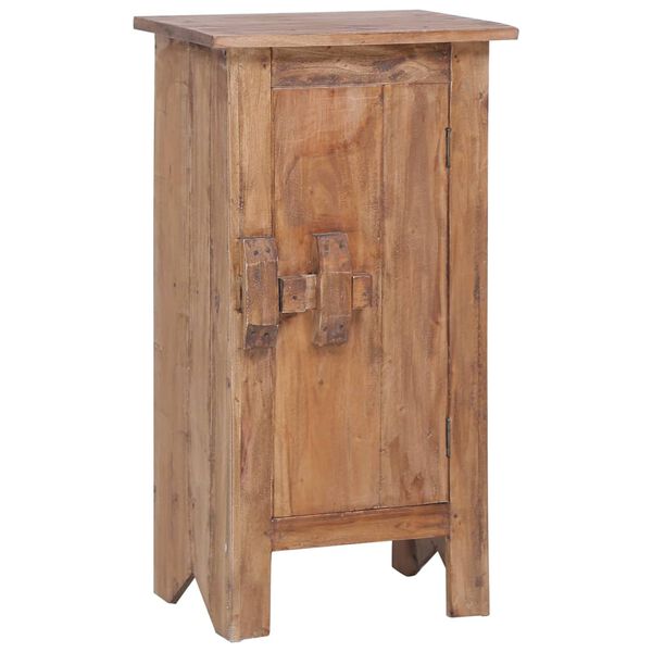 vidaXL Nightstand Brown Mixed recycled wood Small Wooden Nightstand