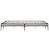 vidaXL Bed Frame Gray Sonoma Engineered Wood and Metal King Durable