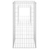 vidaXL Gabion Basket Posts 2 pcs 19.7"x19.7"x39.4" Iron