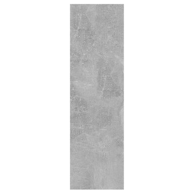 vidaXL Wall Shelf Concrete Gray 29.5"x6.3"x21.7" Engineered Wood