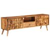 vidaXL TV Stand Solid Wood Acacia with Honey Finish 55.1"x11.8"x15.7"