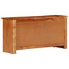 vidaXL Sideboard Brown 39.4" x 11.8" x 19.7" solid acacia wood