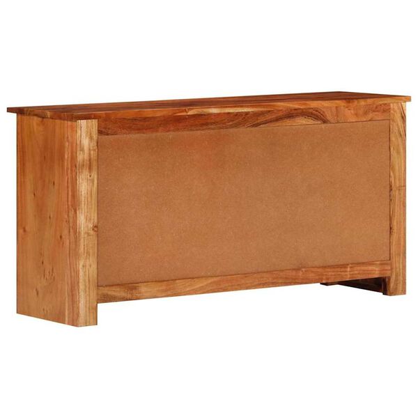 vidaXL Sideboard Brown 39.4" x 11.8" x 19.7" solid acacia wood