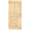 vidaXL Door NARVIK 37.4"x82.7" Solid Wood Pine
