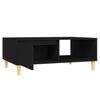 vidaXL Coffee Table Black 35.4x23.6x13.8" Engineered Wood